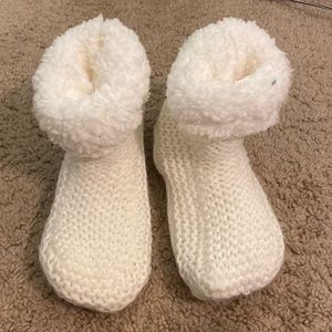 White Sock-Slippers